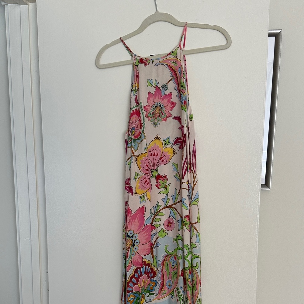Zara Floral Maxi Dress - Multicolor